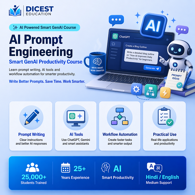 AI Prompt Engineering Course at DICEST Education Pvt Ltd